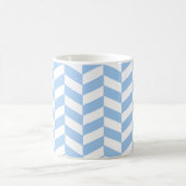 Baby Blue Herringbone Kaffeetasse (Mittel)