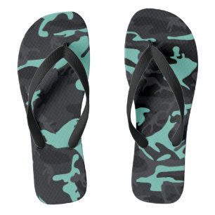Baby Blue Highlights Camouflage Badesandalen
