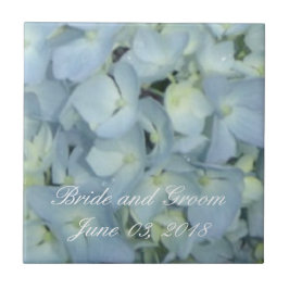Baby Blue Hydrangeas Fliese