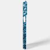 Baby Blue Imitats Glitzer Glitzern Case-Mate iPhone Hülle (Rückseite / Rechts)