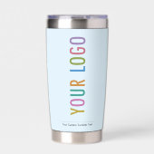 Baby Blue Insulbler Custom Logo-Marke Thermobecher (Vorderseite)