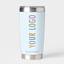 Baby Blue Insulbler Custom Logo-Marke