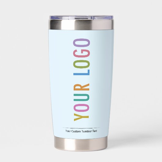 Baby Blue Insulbler Custom Logo-Marke Thermobecher (Vorderseite)