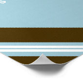 Baby Blue King Collage Wall Art Poster (Ecke)