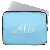 Baby Blue Laptopschutzhülle (Vorderseite)