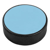Baby Blue, Light Blue, solid, schlicht Blue, Eishockey Puck (3/4)