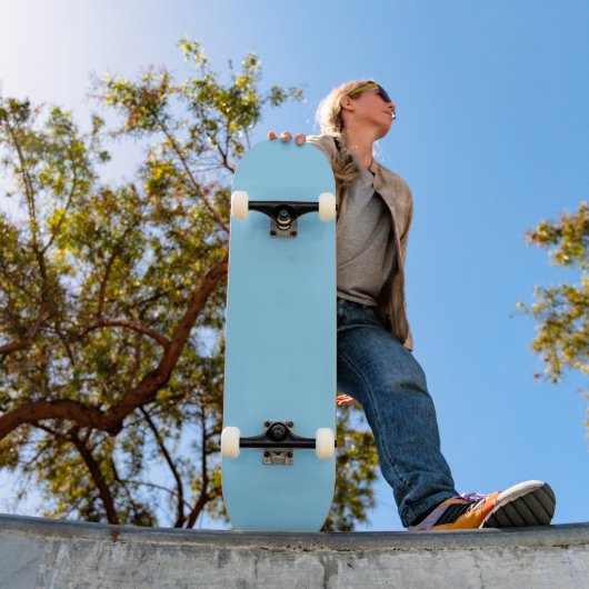 Baby Blue, Light Blue, solid, schlicht Blue, Skateboard (Außenbereich 1)