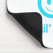 Baby Blue Lil Devil Male Symbol Mousepad (Ecke)