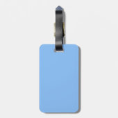 Baby Blue Luggage Tag Gepäckanhänger (Rückseite vertikal)