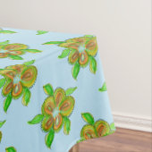 Baby Blue mit Grüntönen Tischdecke (Beispiel)