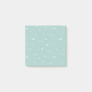 Baby Blue Novelty Sperm Post-it Klebezettel