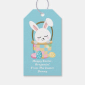 Baby Blue Oaster Niedliche Custom Children's Geschenkanhänger (Vorderseite)