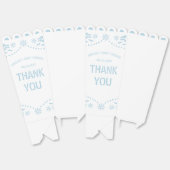 Baby blue papel picado Danke Baby Dusche Geschenkschachtel (Ungeklappt)