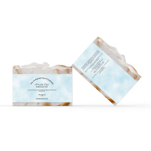 Baby Blue Parchpaper Style Soap Band - 1