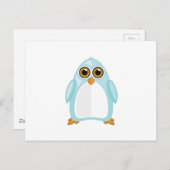 Baby Blue Penguin Postkarte (Vorne/Hinten)