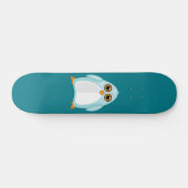 Baby Blue Penguin Skateboard (Horizontal)
