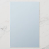 Baby Blue personalisiertes Briefpapier (Rückseite)