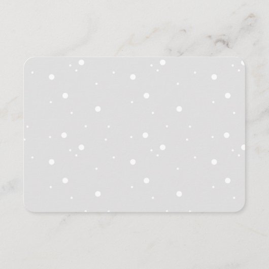 Baby Blue Pinguin Information Beilagen Begleitkarte (Rückseite)