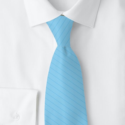 Baby Blue Pinstripe Krawatte