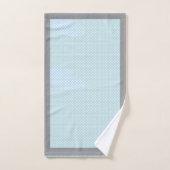 Baby Blue Polka Dot Badhandtuch Set (Handtuch)