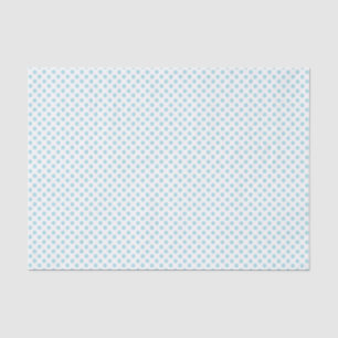 Baby Blue Polka Dot Tissue Paper Seidenpapier
