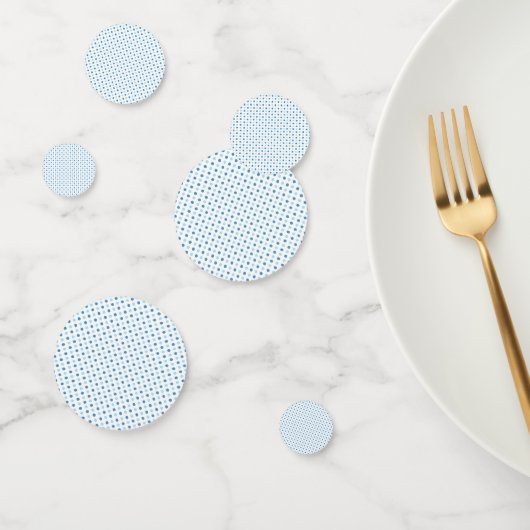 Baby Blue Polka Dots Konfetti (Gruppe)