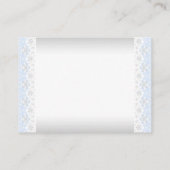 Baby Blue Prince Diaper Raffle Ticket Begleitkarte (Rückseite)