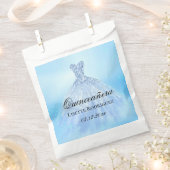 Baby Blue Quinceanera Geschenktütchen (Ausgeschnitten)