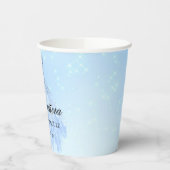 Baby Blue Quinceanera Pappbecher (Links)