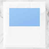 Baby Blue Rectangle Sticker (Tasche)