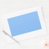 Baby Blue Rectangle Sticker (Umschlag)