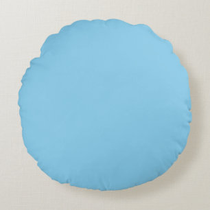 Baby Blue Rundes Kissen