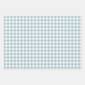 Baby Blue Rustic Romantic & Elegant Geschenkpapier Set (Vorderseite 3)