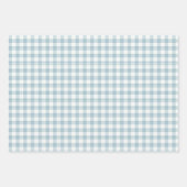 Baby Blue Rustic Romantic & Elegant Geschenkpapier Set (Vorderseite 3)