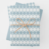 Baby Blue Rustic Romantic & Elegant Geschenkpapier Set (Beispiel)