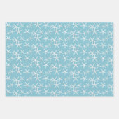 Baby Blue Sand Dollars Starfish Geschenkpapier Set (Vorderseite)