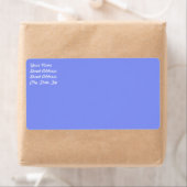 Baby Blue Shipping Label (Insitu)