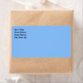 Baby Blue Shipping Label (Insitu)