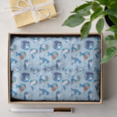Baby Blue Siegel Seidenpapier (Geschenk)