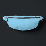 Baby Blue Sky Solid Color Bauchtasche<br><div class="desc">Fanny Pack Storage Bag Drucksäge Stil und lässiges Funy Mode Accessoire gedruckt mit Baby Blue Sky Solid Color Grafik Design Illustration und ausgewählten Produkte Sammlung von TheFabricSeal Print on Demand Shop unter Zazzle.com #ZazzleMade https://www.zazzle.com/store/thefabricseal TheFabricSeal ©️ Original. Babyblau ist ein hellerer blauer Farbton und ein bisschen weiß. Es ist tatsächlich...</div>