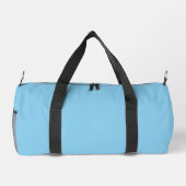 Baby Blue Sky Solid Color Duffle Bag (Rückseite)