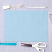Baby Blue Sky Solid Color Seidenpapier (Handwerk)