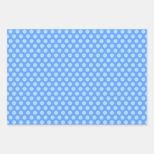 Baby Blue Sleeping Pinguin Wrapping Paper Set Geschenkpapier Set (Vorderseite 2)