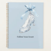 Baby Blue Slipper High Heel Bow Planer (Vorderseite)