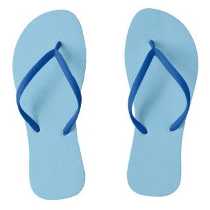 Baby Blue Solid Color Badesandalen