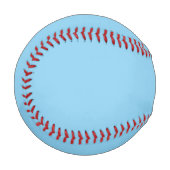 Baby Blue Solid Color | Classic | elegant Baseball (Vorderseite Links)