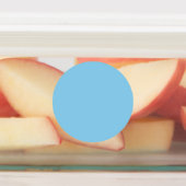 Baby Blue Solid Color | Classic | elegant Etiketten (Befestigt)