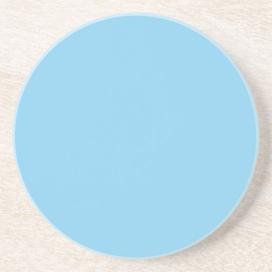 Baby Blue Solid Color | Classic | elegant Getränkeuntersetzer (Vorne)