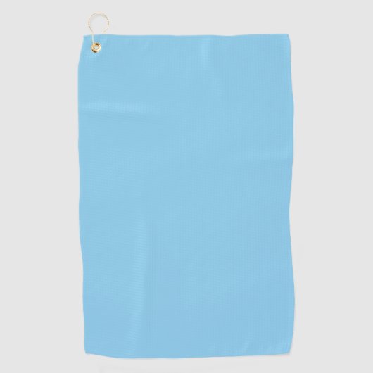 Baby Blue Solid Color | Classic | elegant Golfhandtuch (Vorderseite)