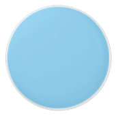 Baby Blue Solid Color | Classic | elegant Keramikknauf (Vorderseite)